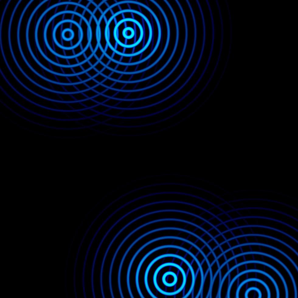 cirkel vortex donkerblauw, abstracte achtergrond foto