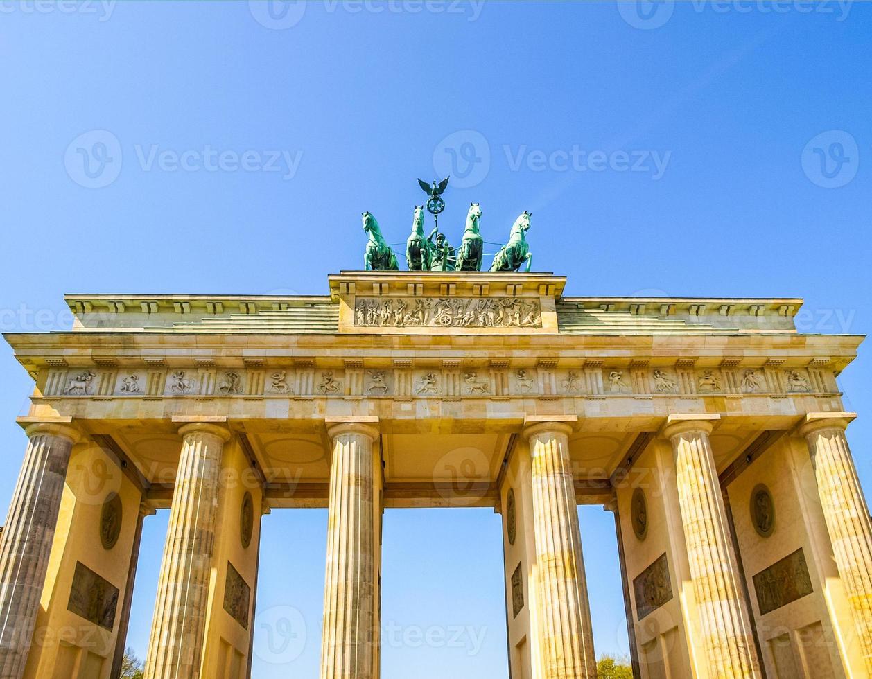 hdr brandenburger tor, berlijn foto