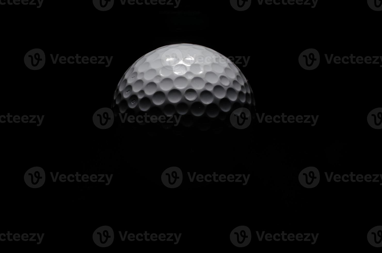 golfbal als de maan foto