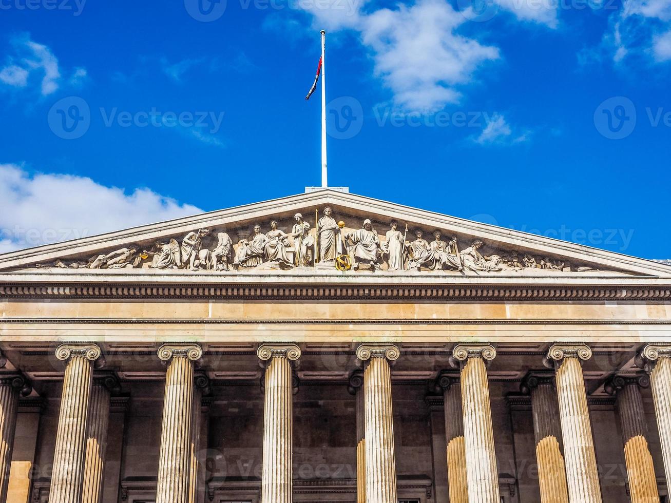 hdr brits museum in londen foto