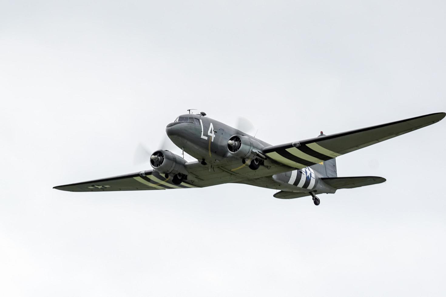 Shoreham-by-Sea, West Sussex, Verenigd Koninkrijk, 2014. douglas c-47a skytrain n147dc foto