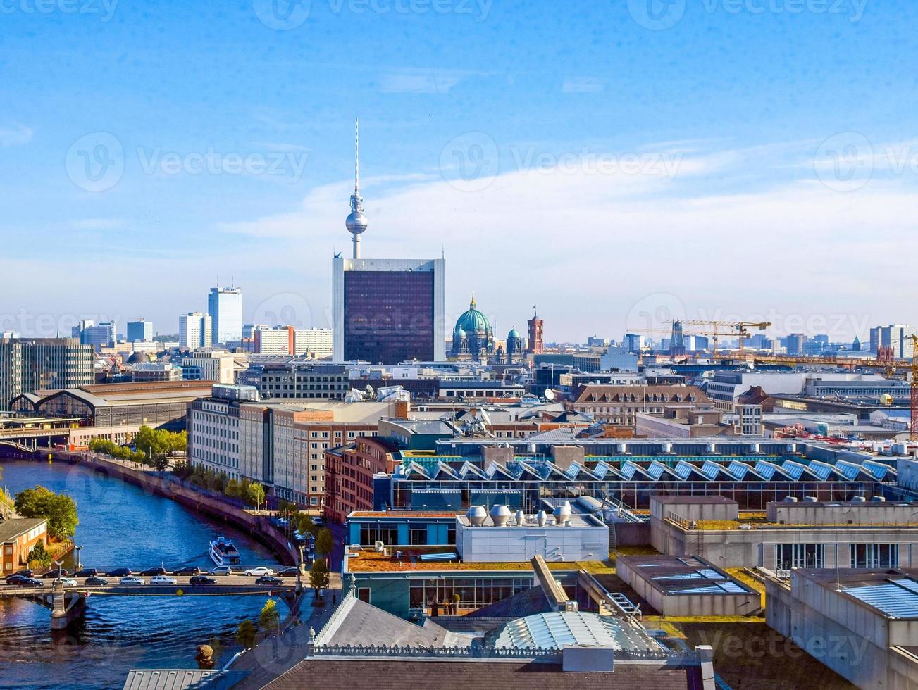 hdr berlijn luchtfoto foto