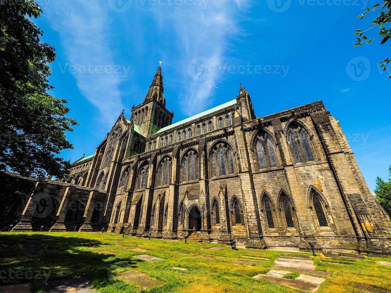 hdr kerk van de kathedraal van Glasgow foto