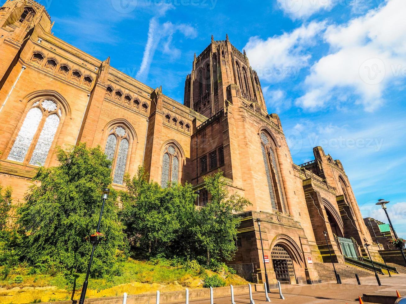 hdr kathedraal van Liverpool in Liverpool foto