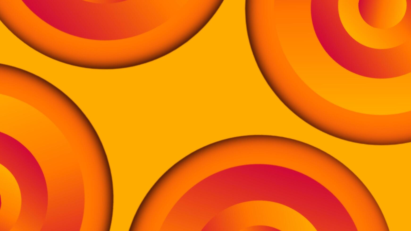 cirkels geometrie verloop achtergrond met gele en oranje kleurencombinatie. presentatie achtergrondontwerp. geschikt voor presentatie, poster, wallpaper, persoonlijke website, ui en ux ervaringen. foto