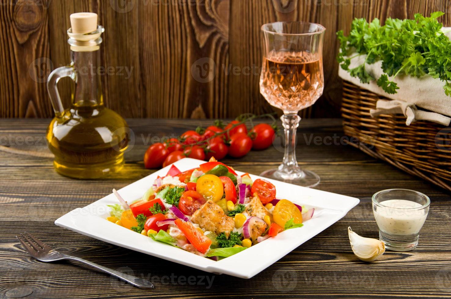 Kip Gyros Salade foto