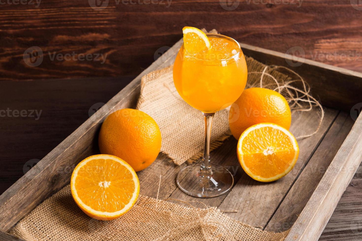 oranje cocktail foto