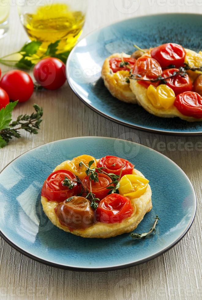 tomatentaart. foto