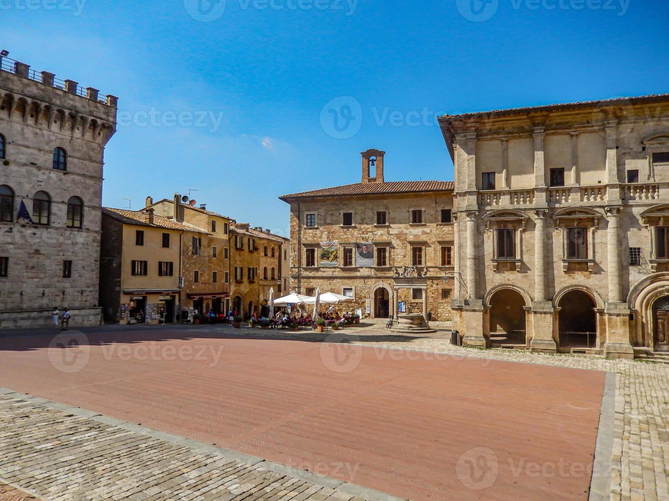 eenzame marktplaats in Italië foto