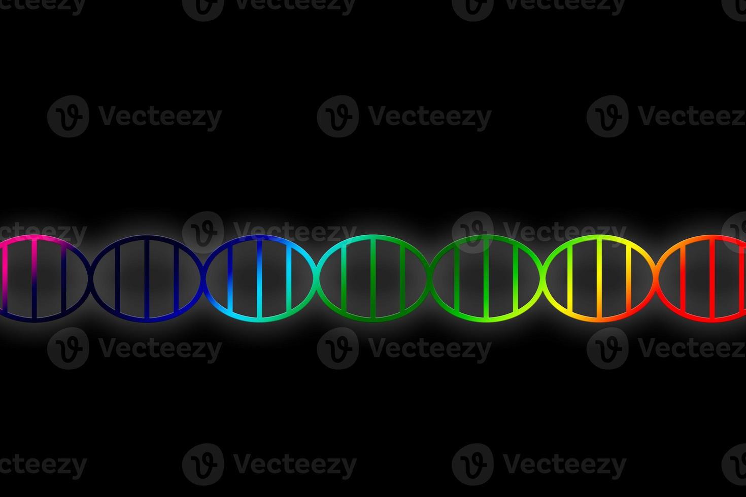 dna dubbele helix illustratie foto