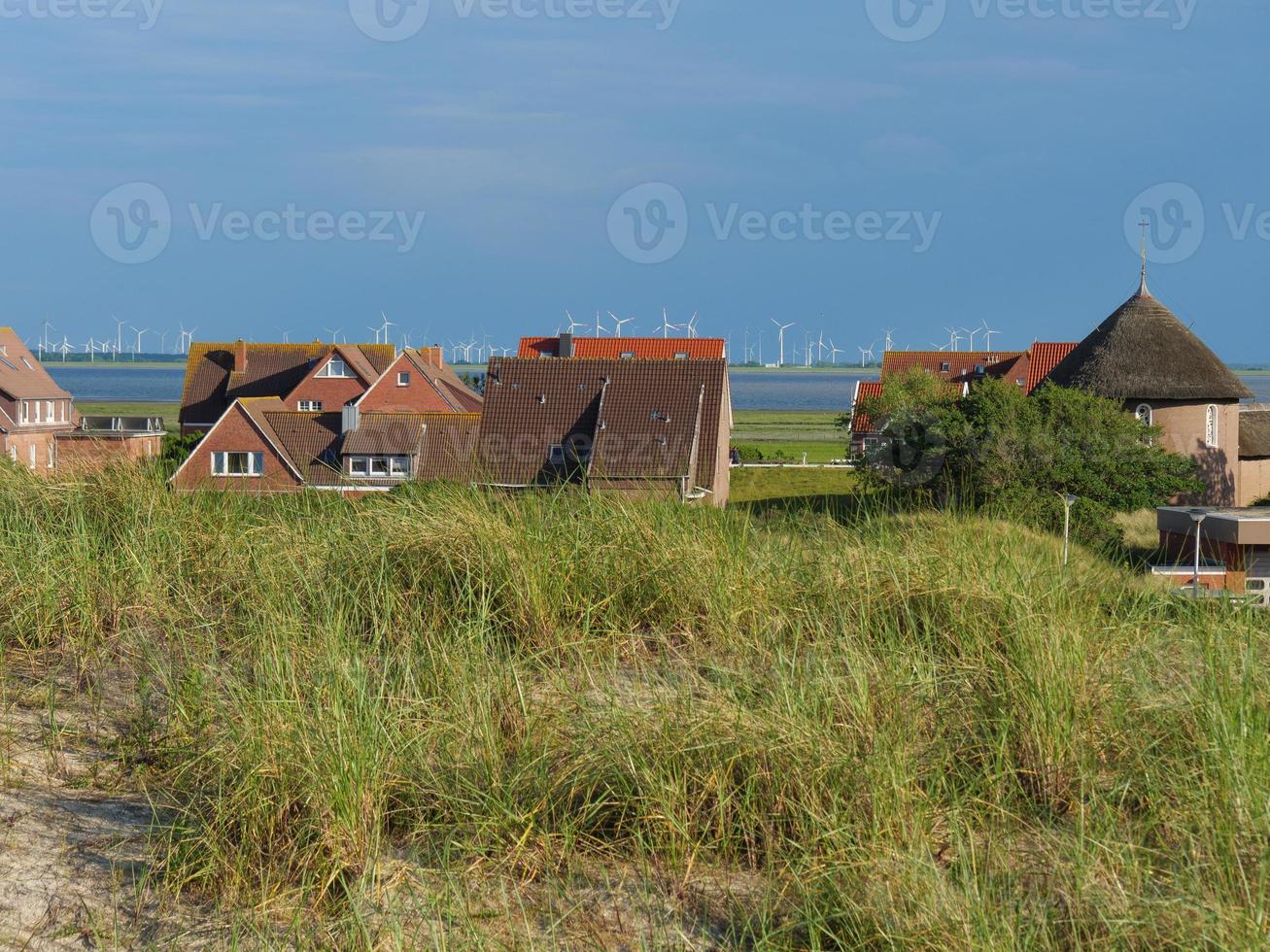 het eiland Baltrum in de Noordzee foto