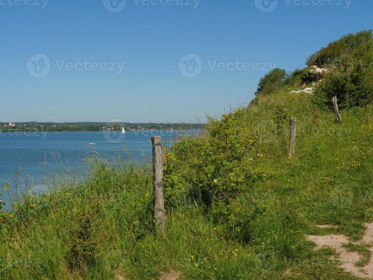 de Oostzee bij Flensburg in Duitsland foto