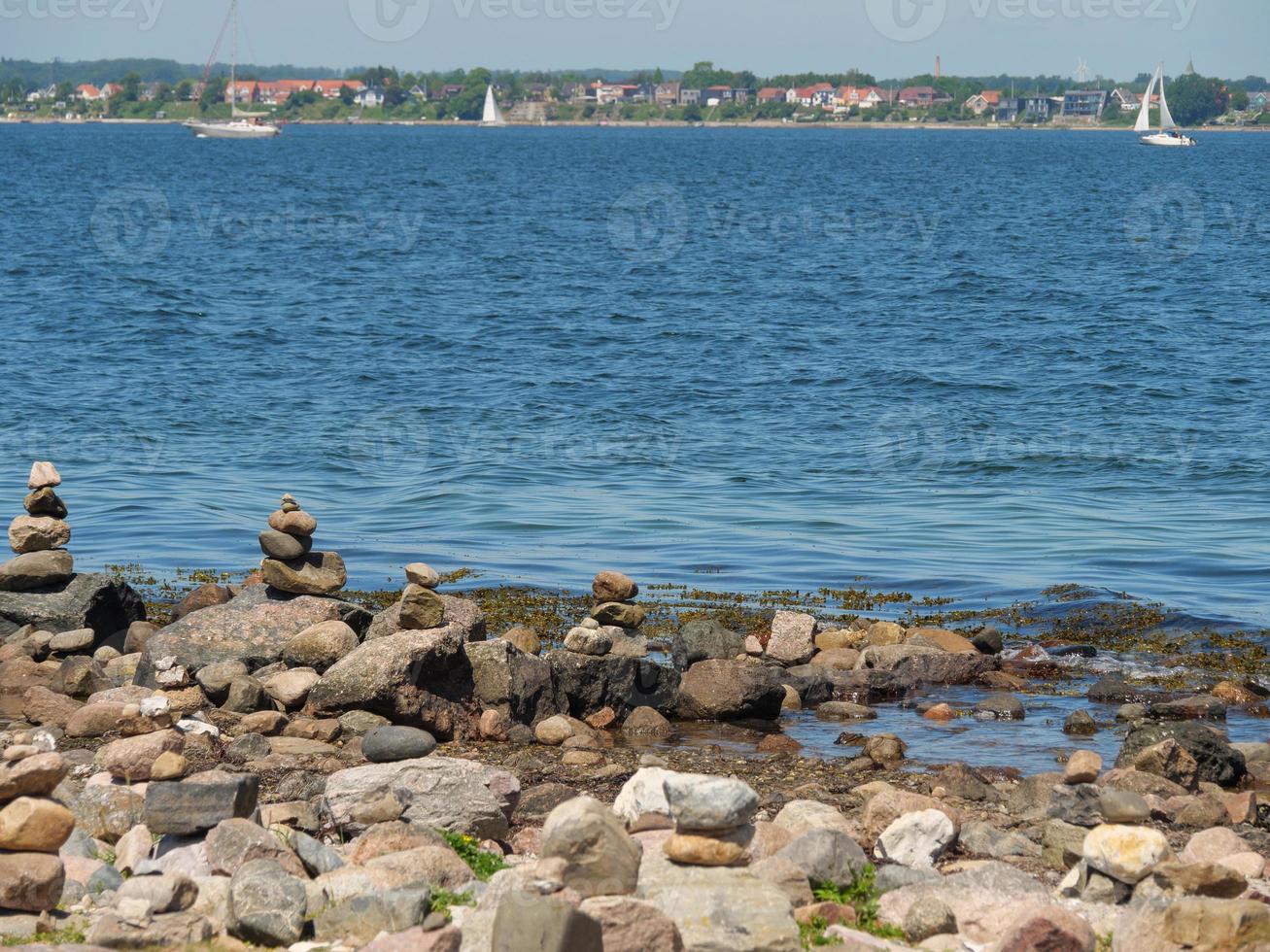 wandelen aan de Oostzee in Duitsland foto