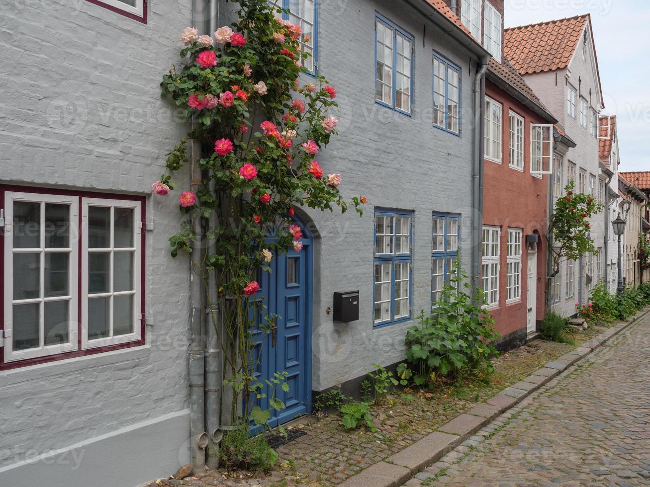 flensburg stad in duitsland foto