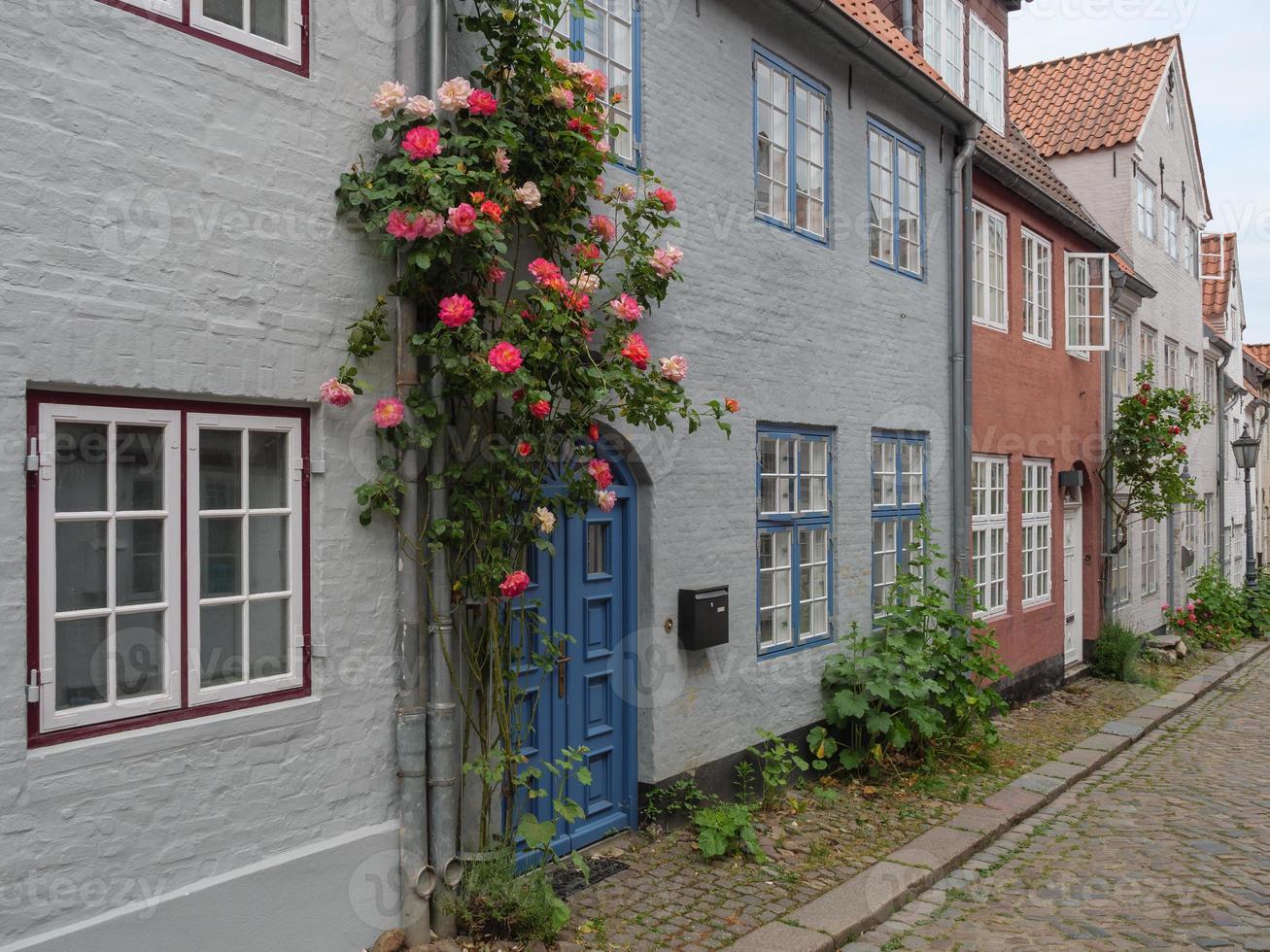 flensburg stad in duitsland foto