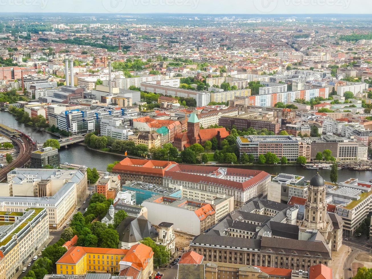 hdr berlijn luchtfoto foto