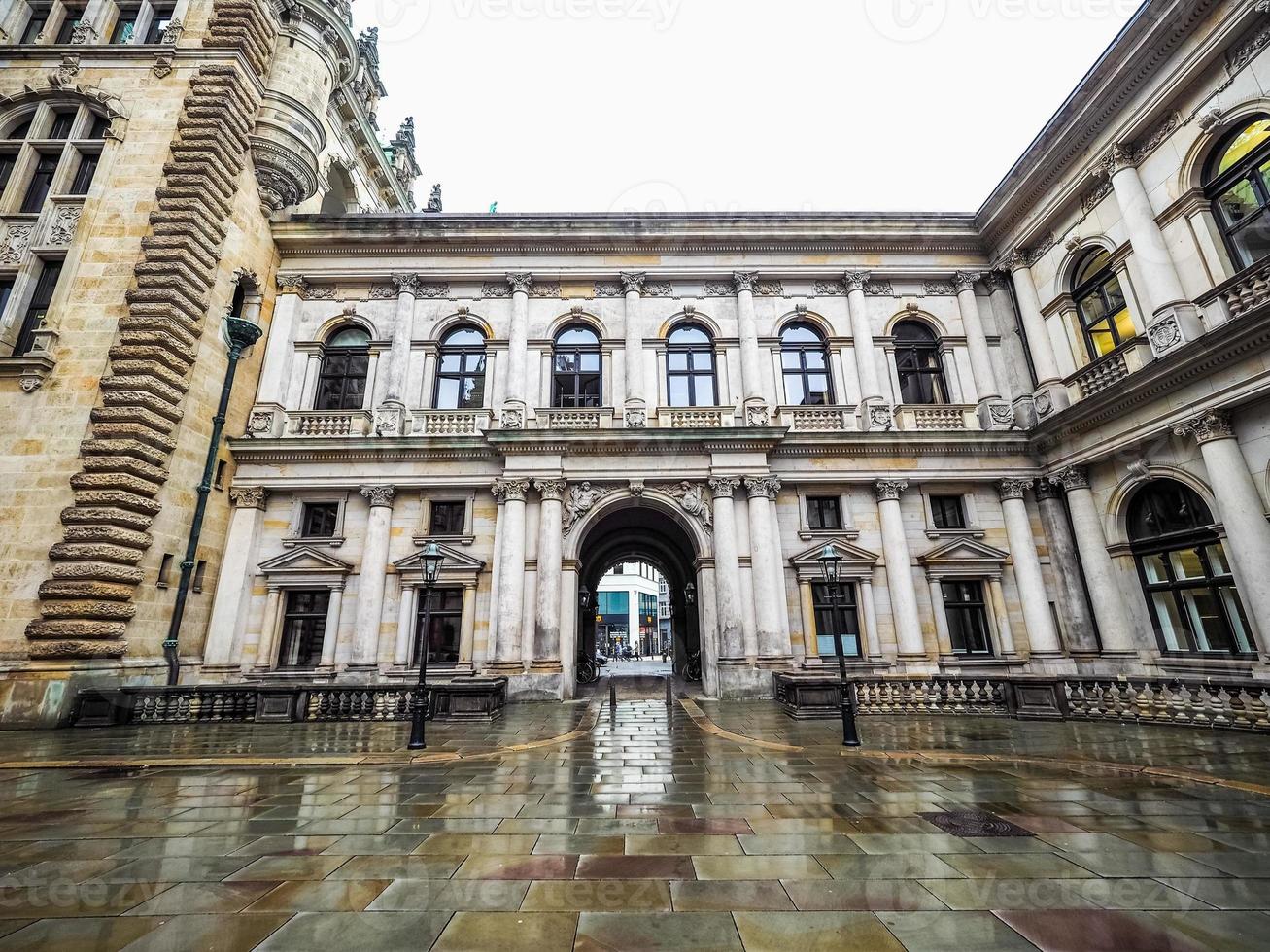 hdr hamburg rathaus stadhuis foto