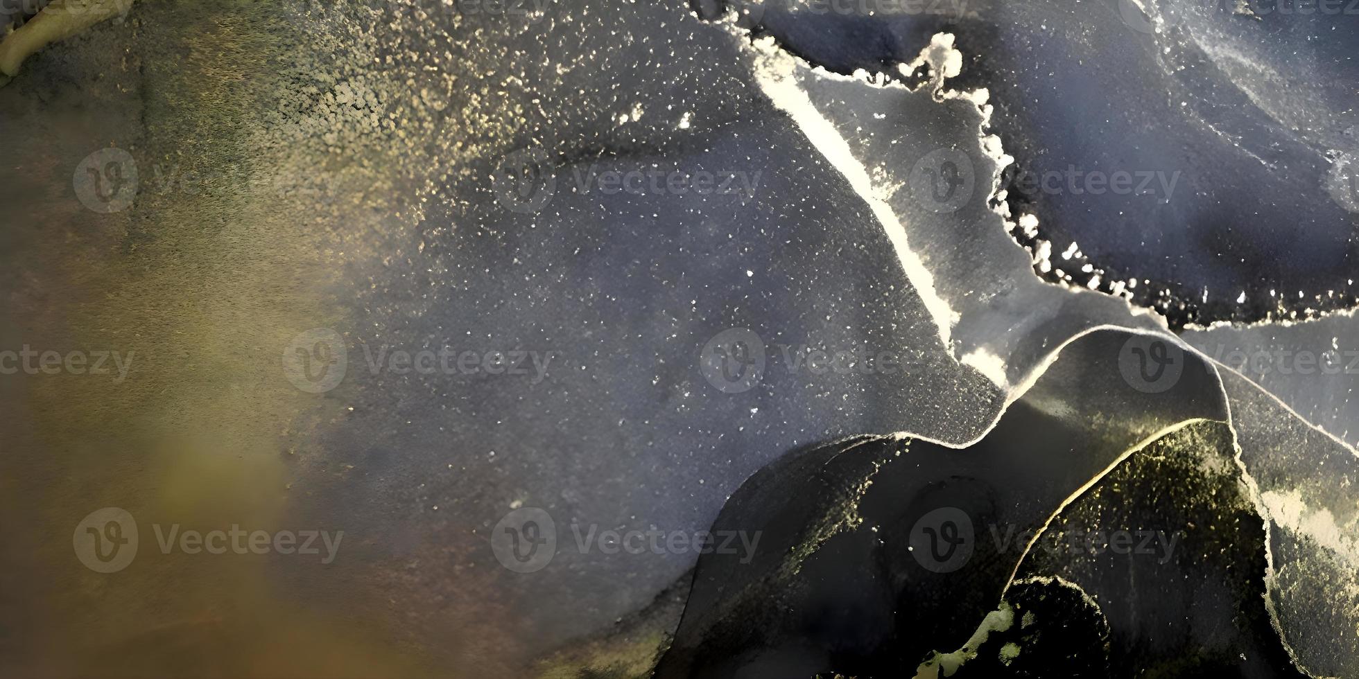 natuurlijke luxe. stijl bevat de wervelingen van marmer of de rimpelingen van agaat. zeer mooie blauwe verf met toevoeging van goudpoeder. foto