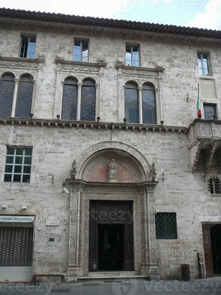 uitzicht op de stad Perugia foto