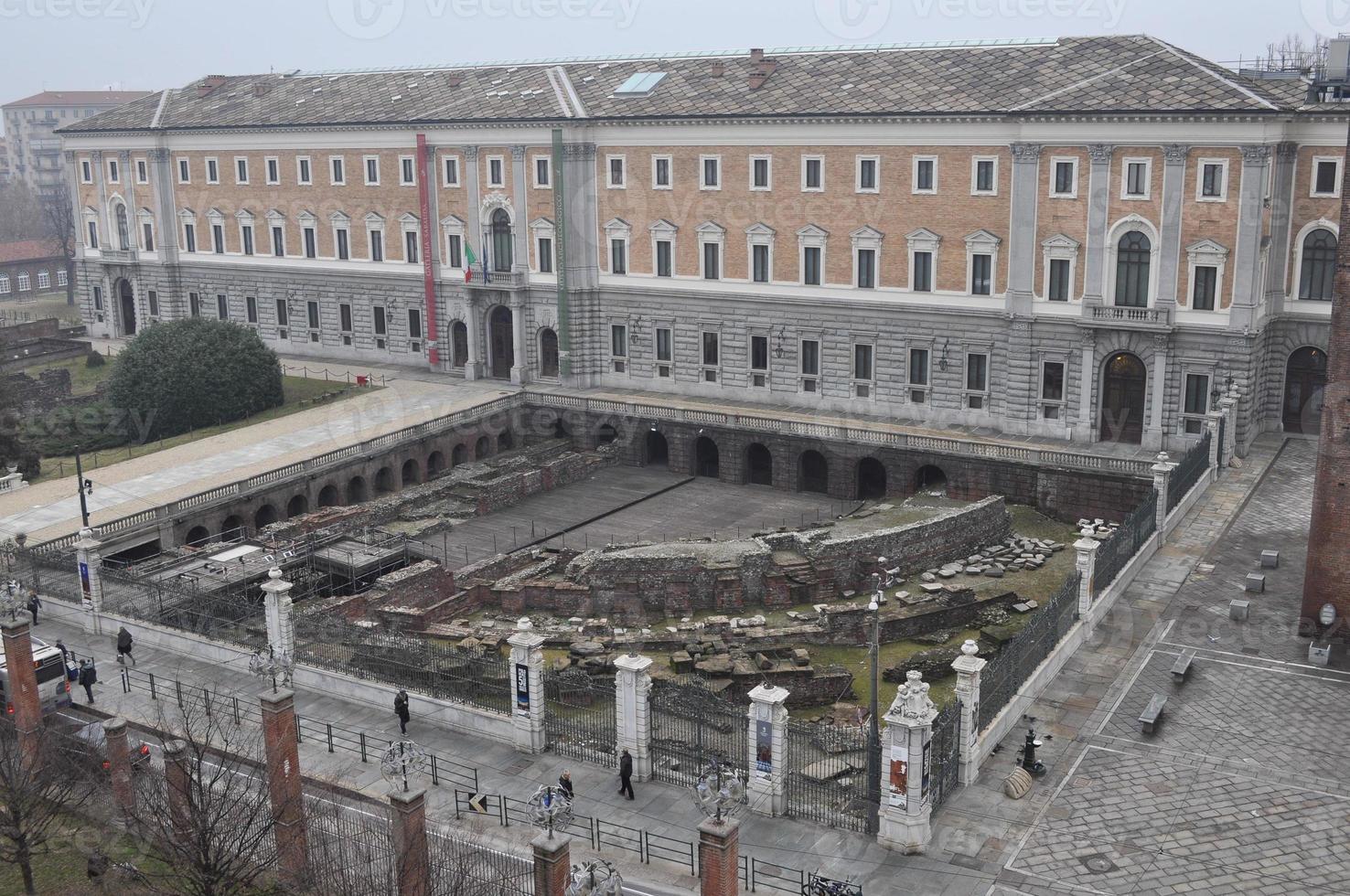 Romeins theater in Turijn foto