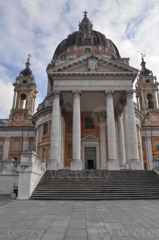 basilica di superga in turijn foto