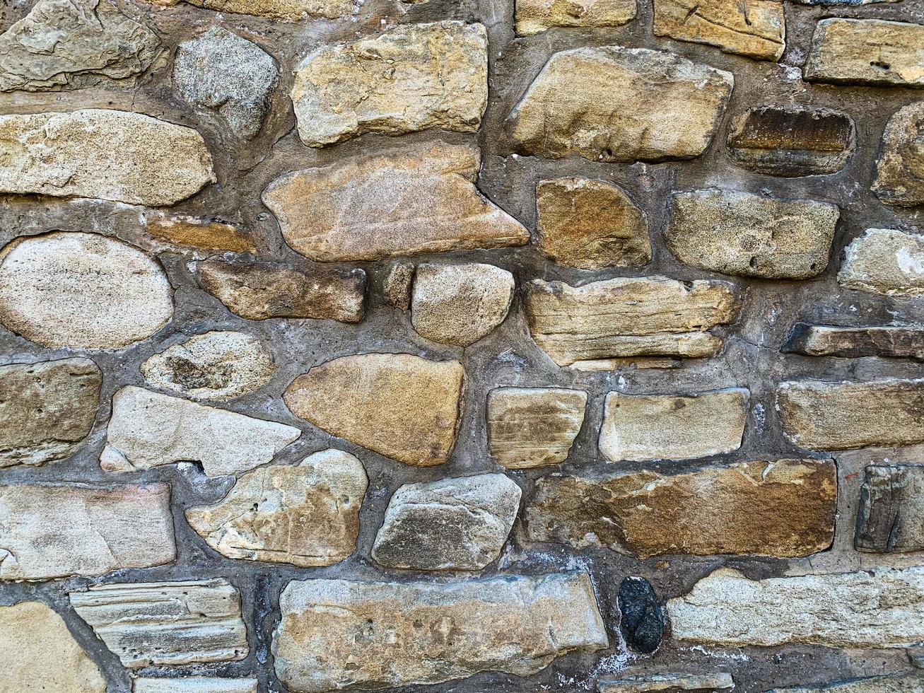 oude stenen muur achtergrond. stenen achtergrond foto