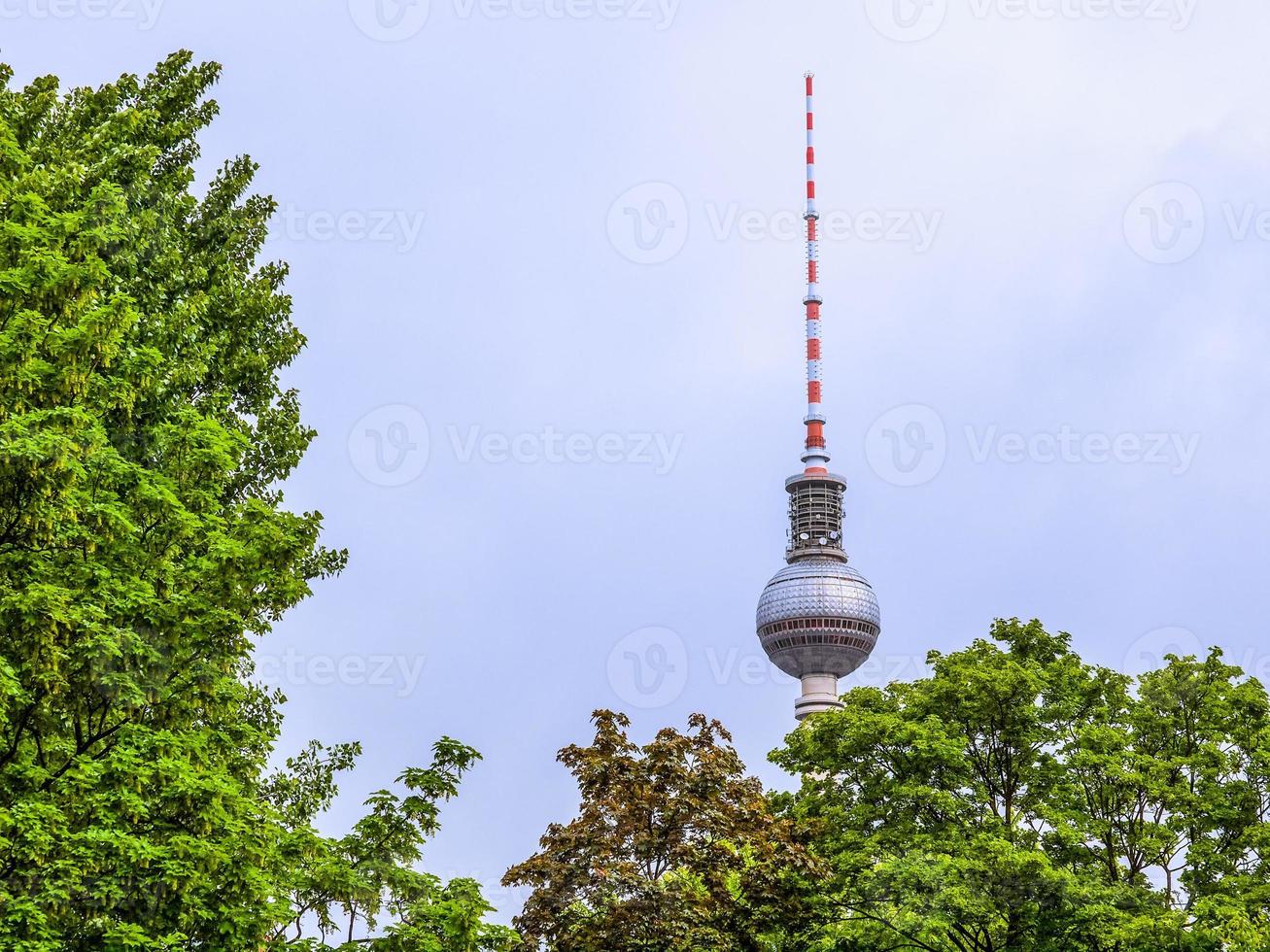 hdr tv-toren in berlijn foto