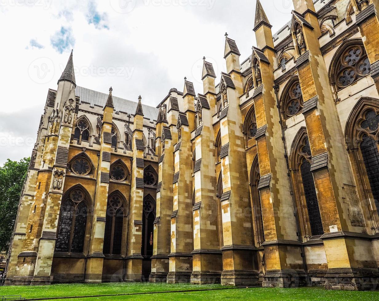 hdr westminster abdijkerk in londen foto