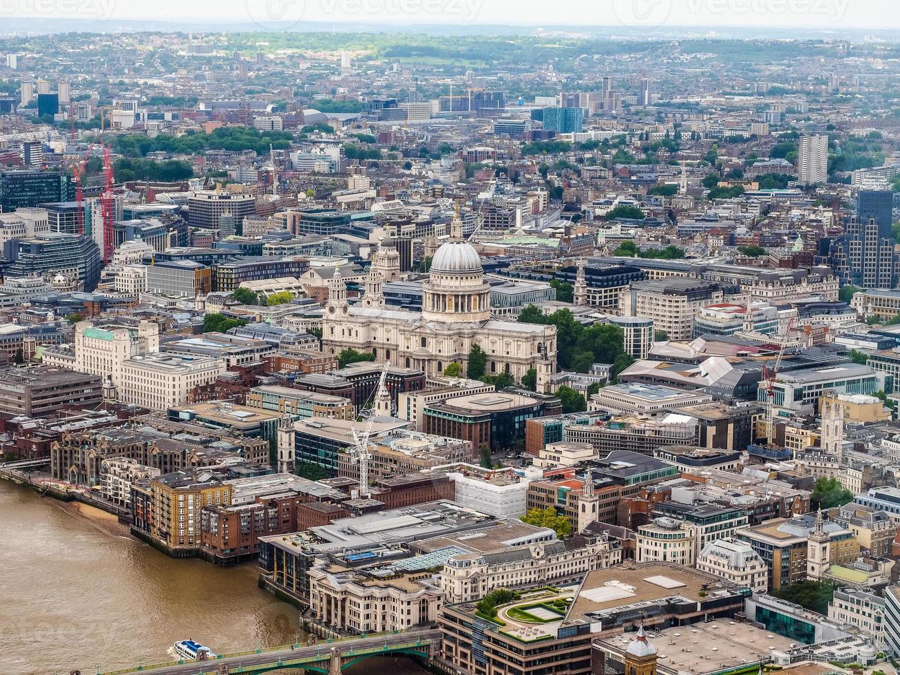 hdr luchtfoto van londen foto