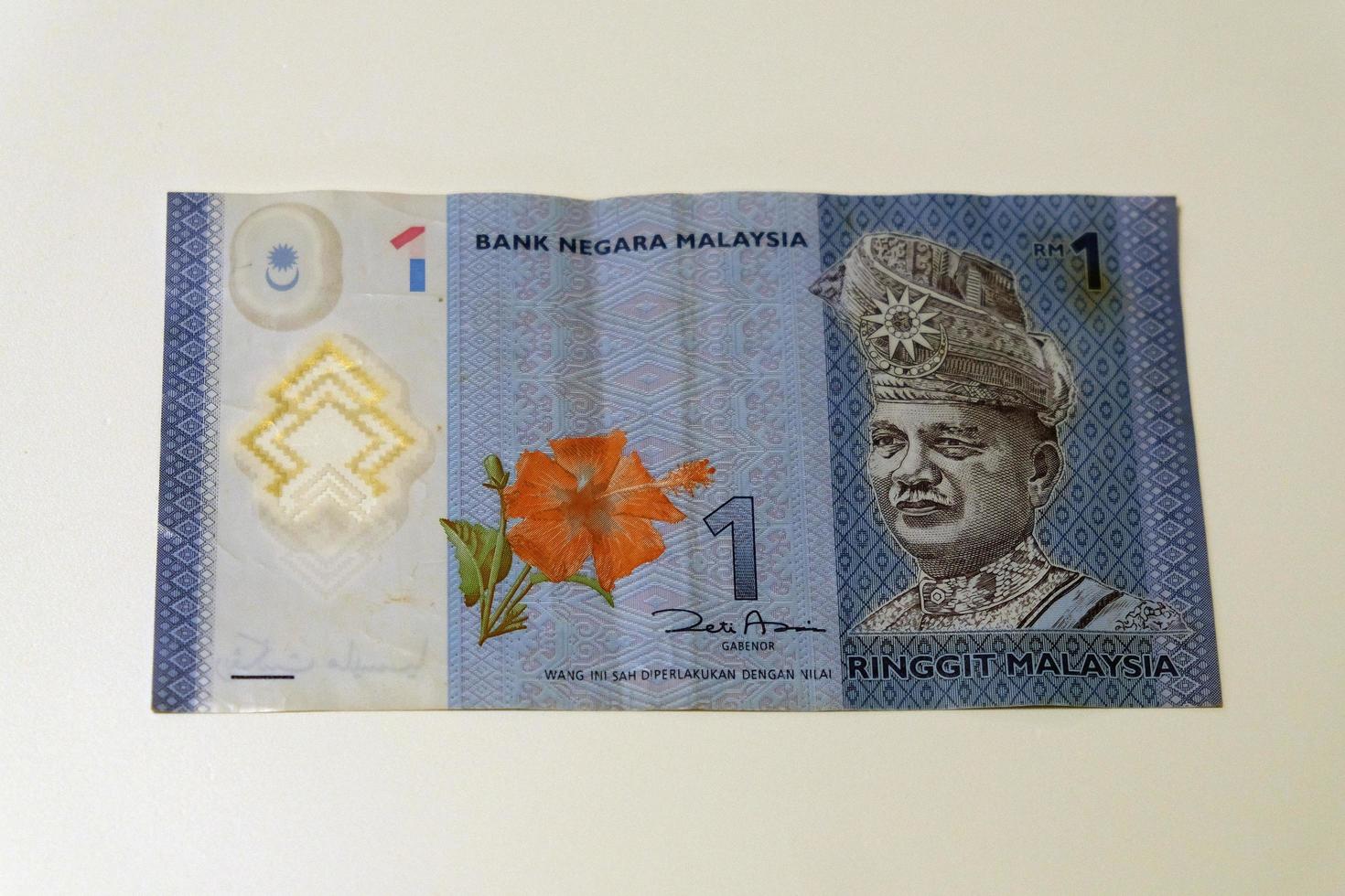 Maleisische ringgit. Maleisische bankrekening foto