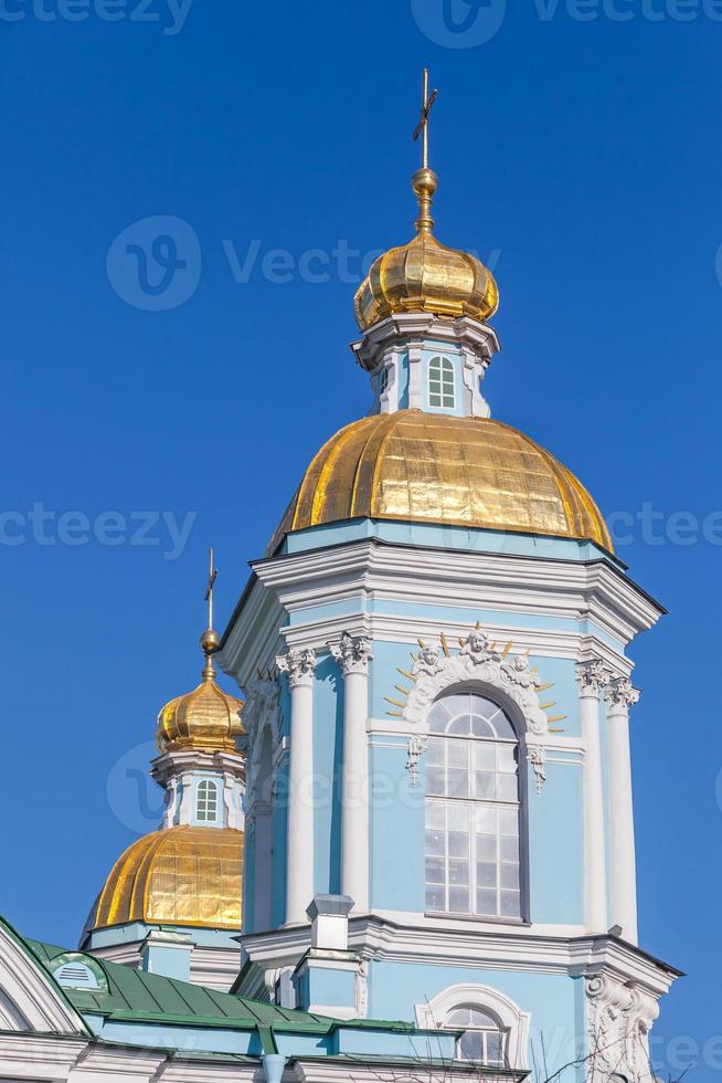 st. de marinekathedraal van nicholas. Sint Petersburg foto