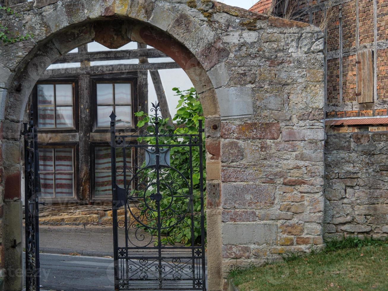 de kleine stad waldeck in hessen foto