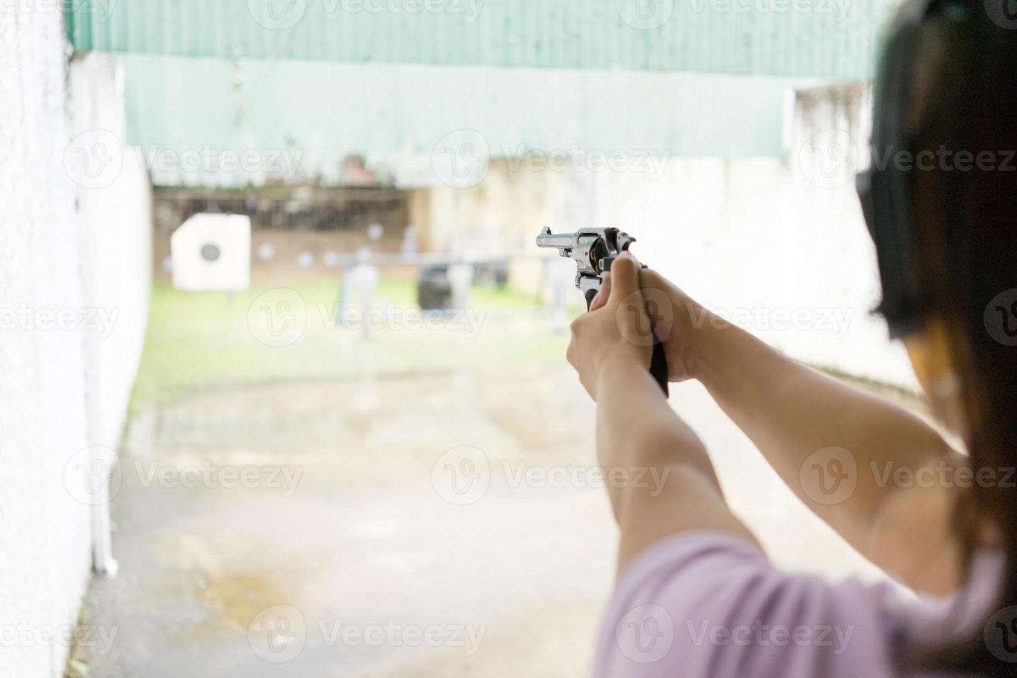 vrouwen schieten doel foto