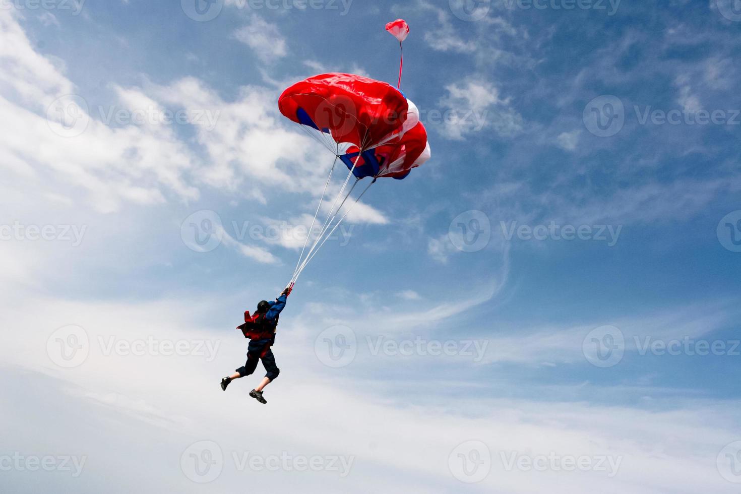 parachutespringen foto. foto