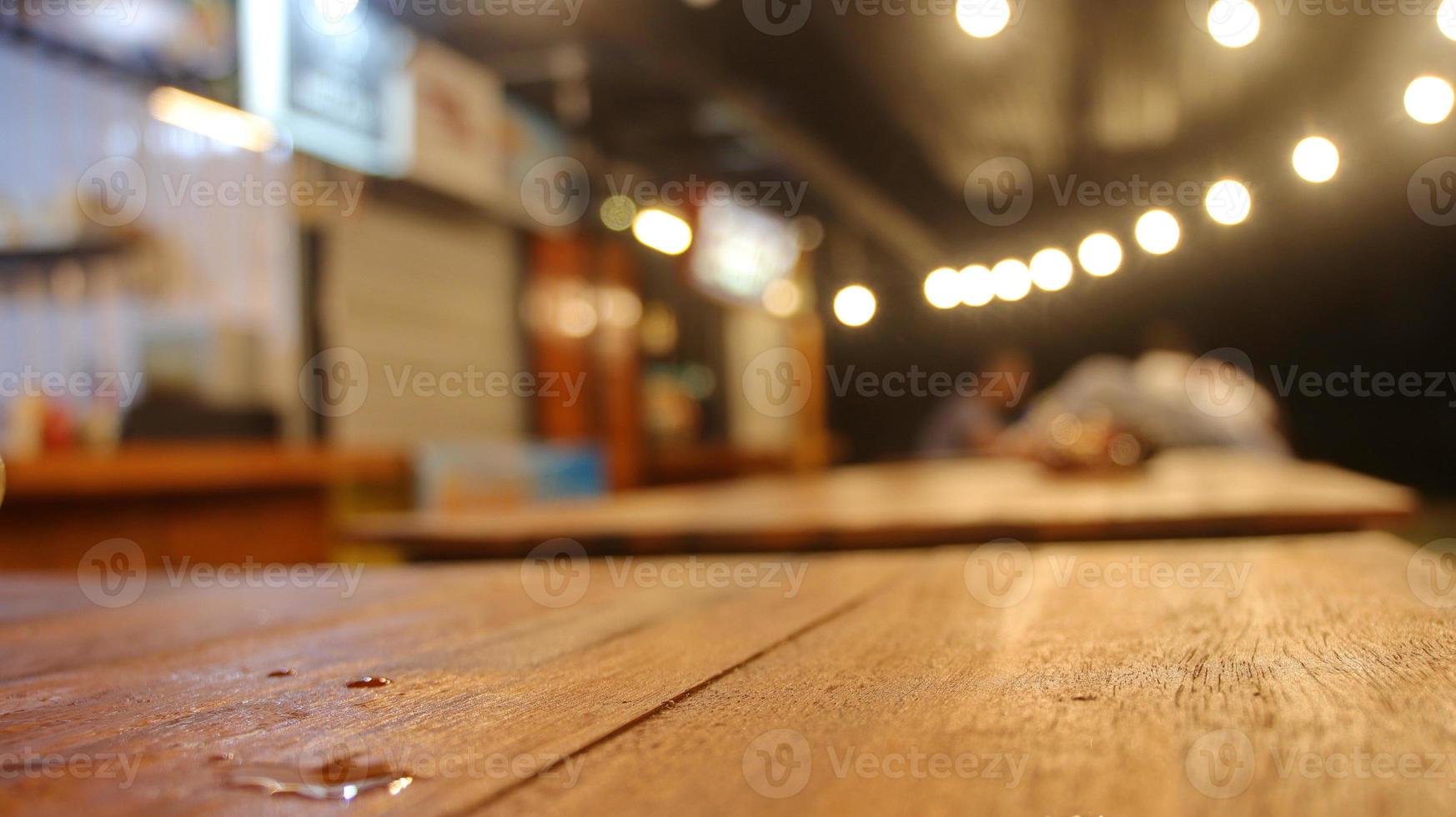 abstract vervagen coffeeshop en café-restaurant foto