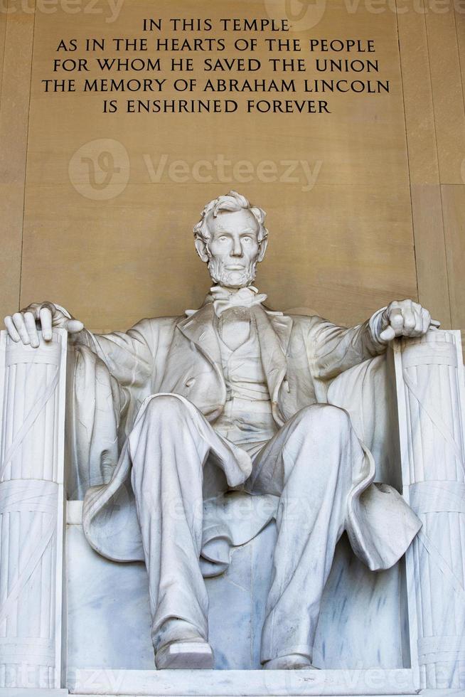 Abraham Lincoln-standbeeld foto