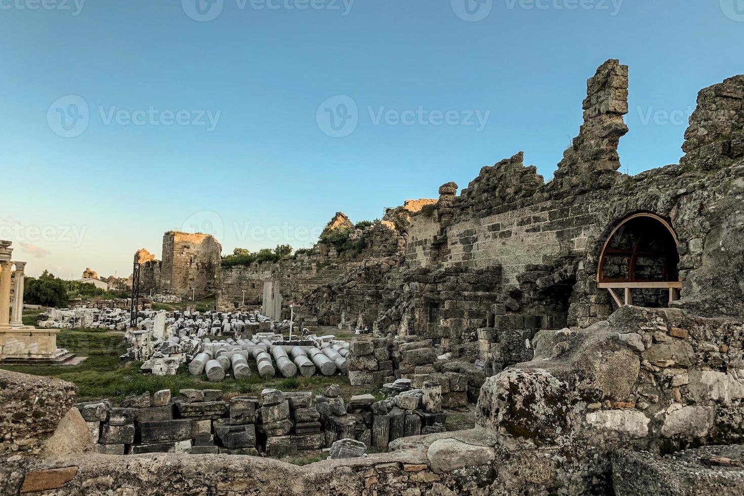 ruïnes van de oude stad in Georgië foto