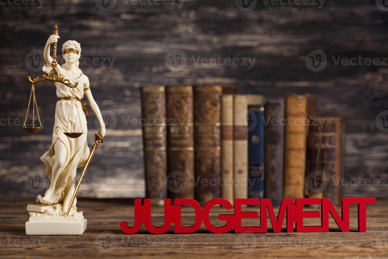 standbeeld van Vrouwe Justitia, wet concept foto