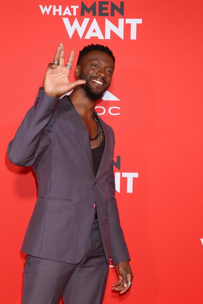 los angeles 28 jan, aldis hodge bij de première van wat mannen willen in het dorpstheater op 28 januari 2019 in westwood, ca foto