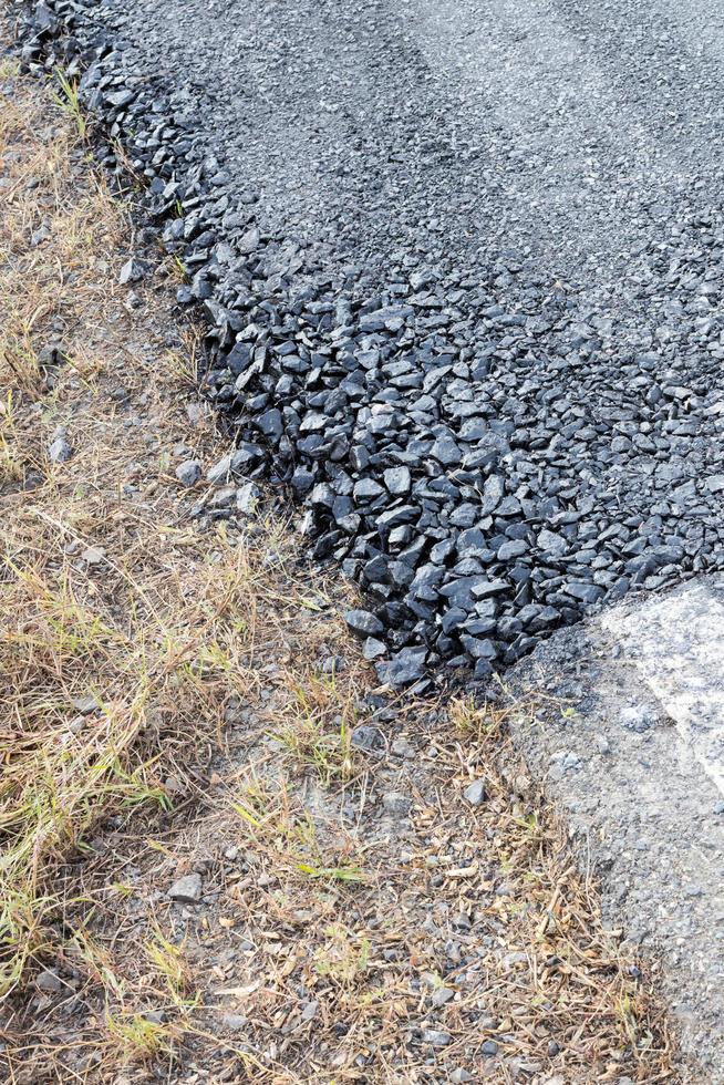 steen oppervlak teer asfalt. foto