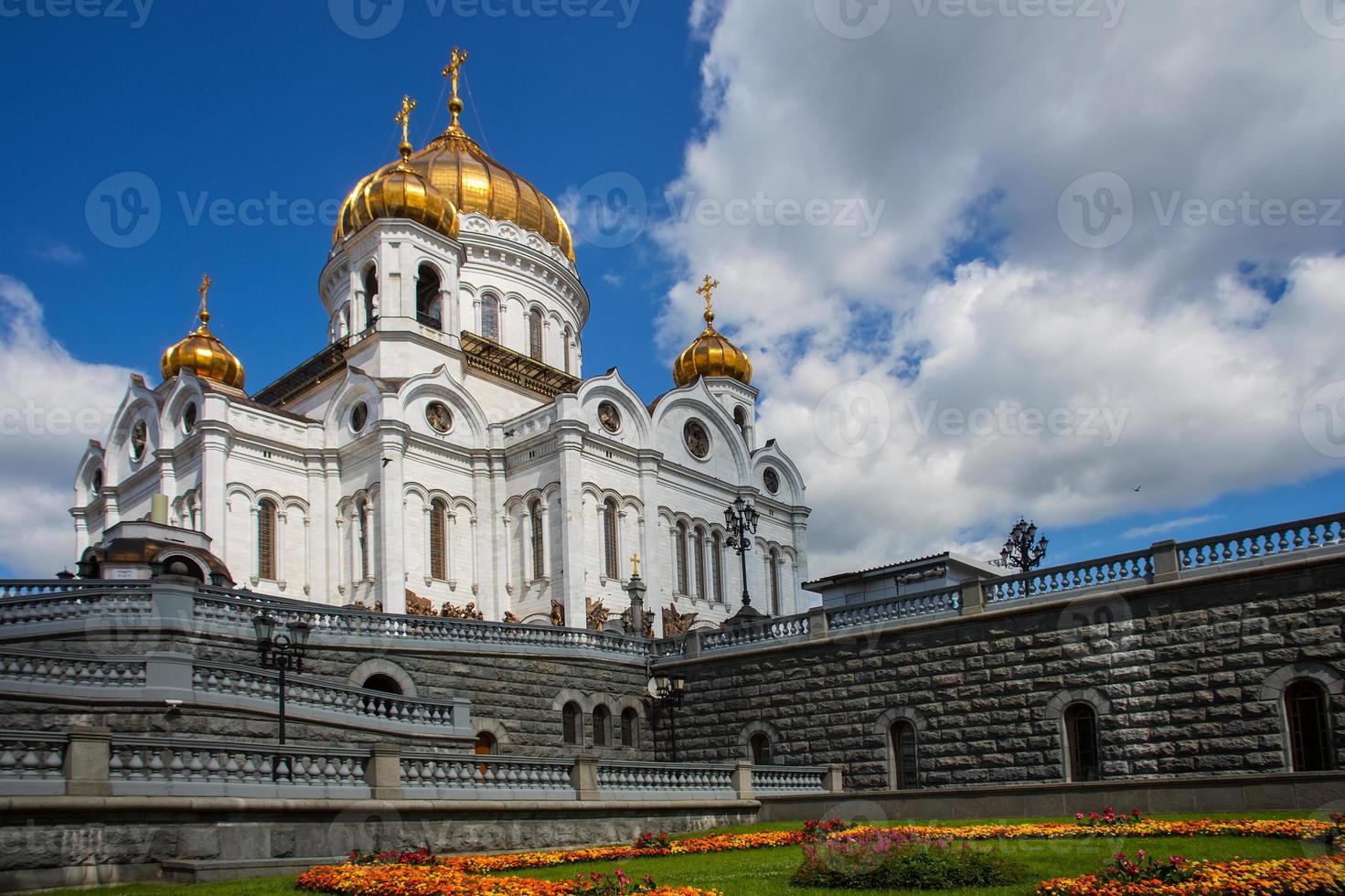 kathedraal van Christus de Verlosser, Moskou, Rusland foto