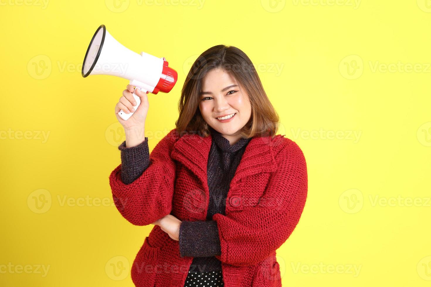 mollige Aziatische vrouw foto