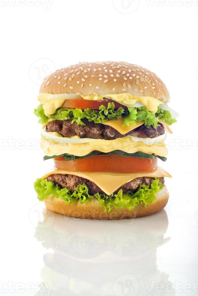 smakelijke hamburger foto