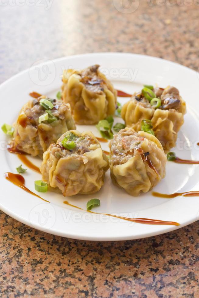 Chinese dim sum dumplings foto