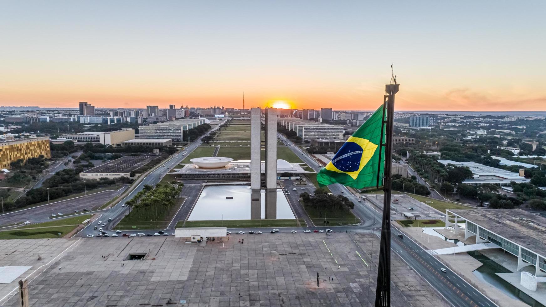 brazilië, mei 2019 - uitzicht op het nationale congres foto