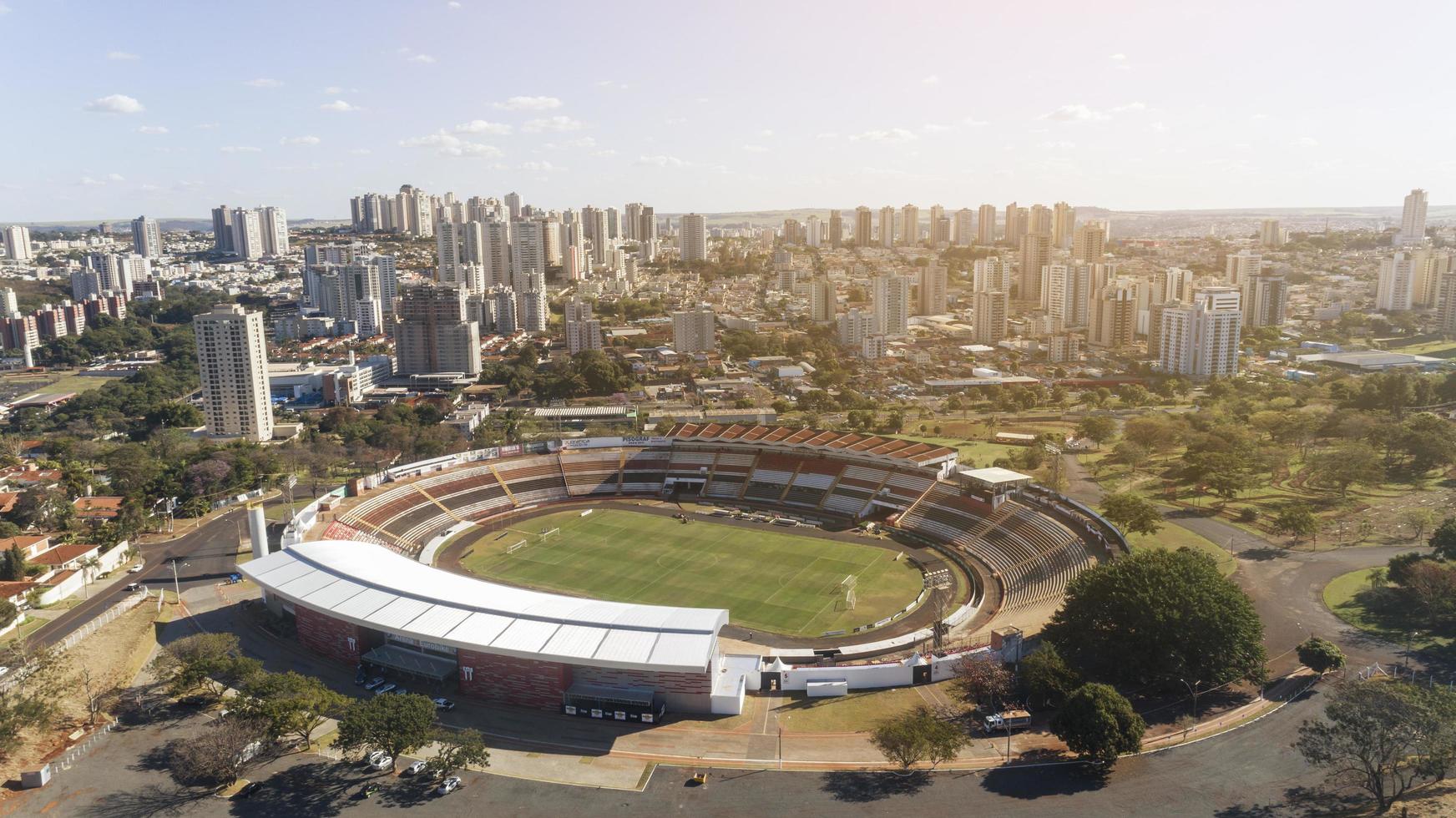 ribeirao preto, sao paulo, brazilië juli 2019 - luchtfoto van ribeirao preto foto