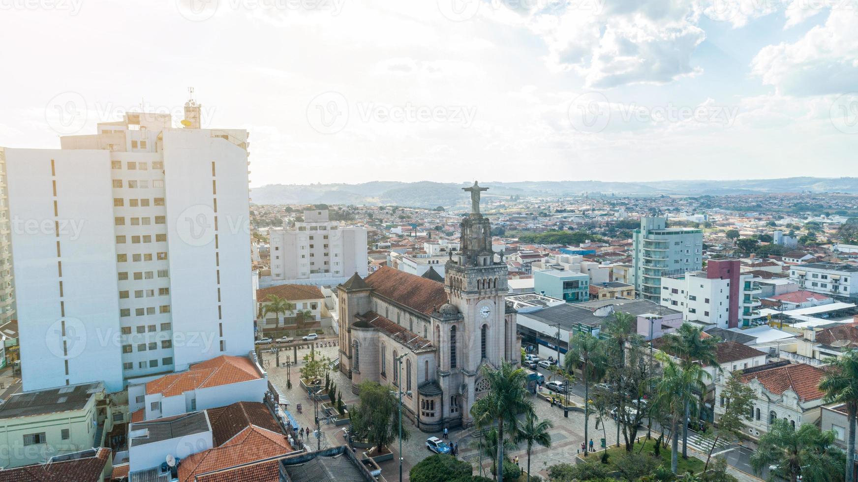 luchtfoto van de sao sebastiao do paraiso foto