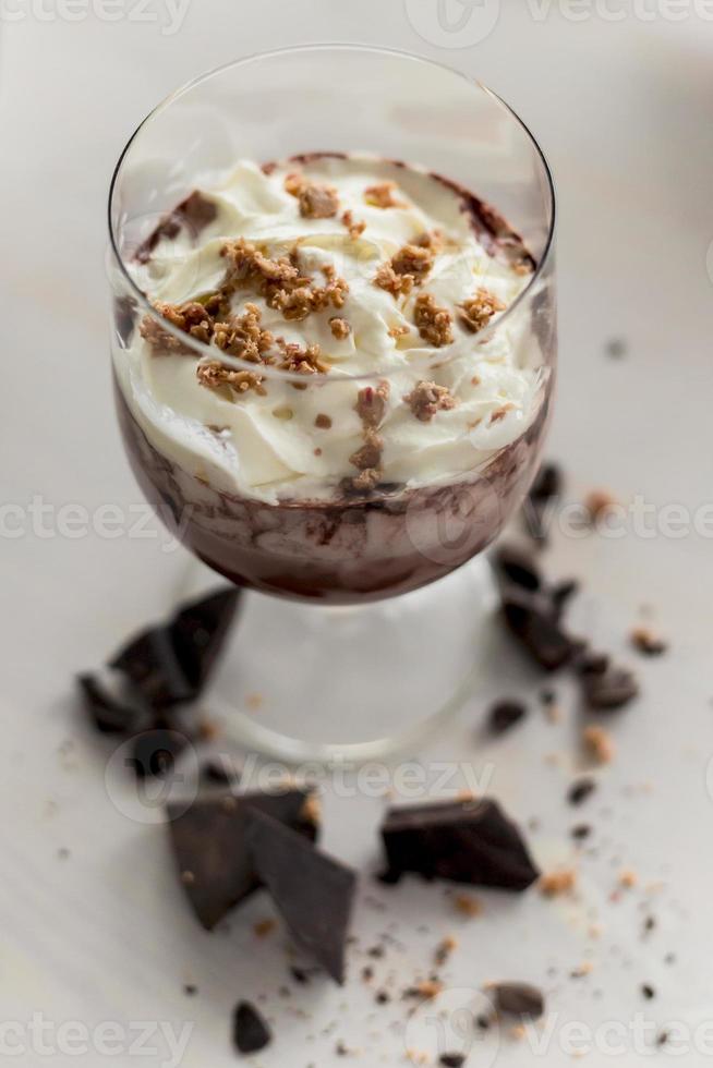 chocolade milkshake foto