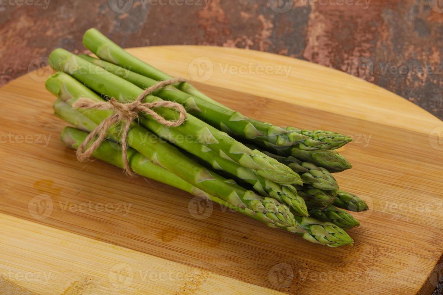 rauwe asperge hoop foto