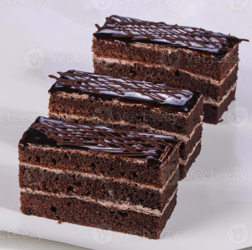 heerlijke cake chocolade foto